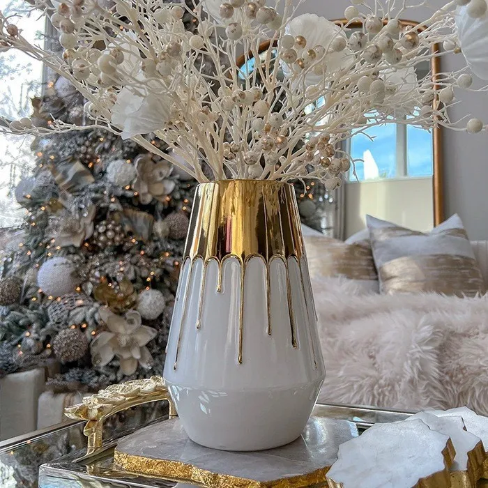 Big size  decoration  ceramic vase porcelain floor vases for flowers home decor centerpiece vases