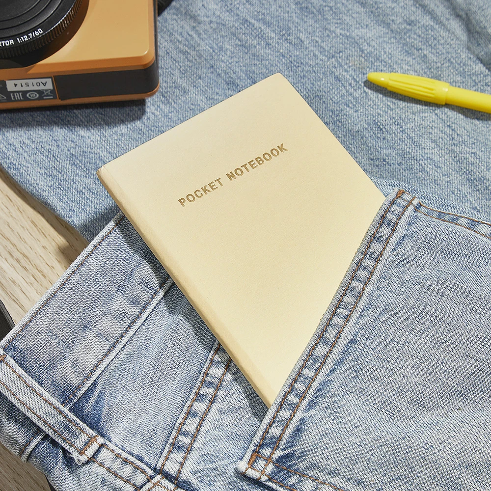 LABON Custom Logo Waterproof Portable Notepad Dotted Paper Pockets Size Simple Notebook