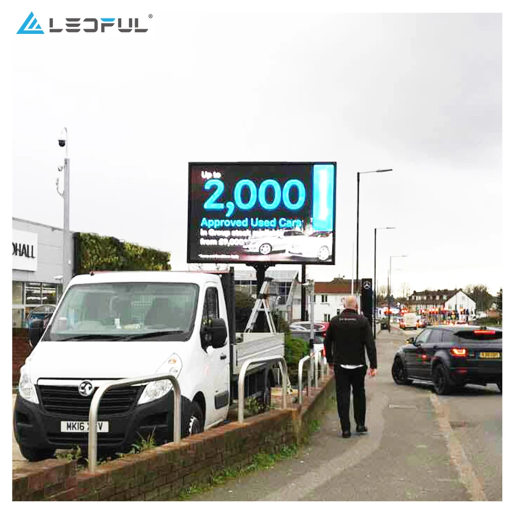 Полноцветный 6000 Nit двухсторонний наружный P10 автобусный остановки автомобиля электронные большие светодиодные рекламные щиты экран дисплея