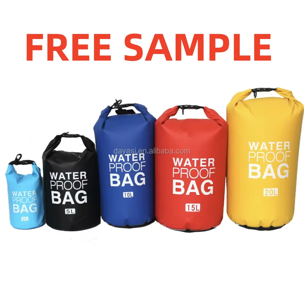 SOLO WILD 2L  5L  10L 15L 20L 30L  Boating Floating Hiking Kayak Custom Logo Outdoor Polyester PVC Ocean Pack Waterproof Dry Bag