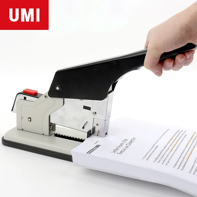 UMI Stationery 2 to 200 pages High Quality Metal Heavy Duty manual industrial Stapler