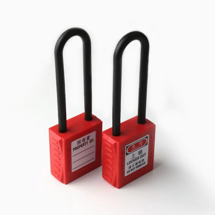 Khdzplastic замок безопасности 38 мм стальная скоба Loto Mk SP01P76B CN;ZHE 76 KHAN 6 красный зеленый желтый и т.