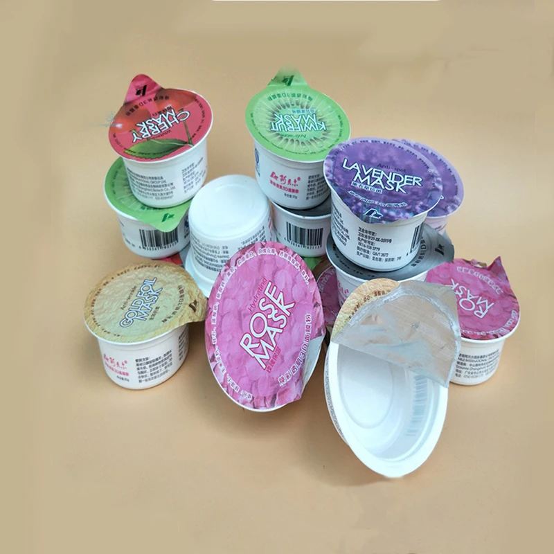 PET PP PS PE aluminum foil easy peel film yogurt lid sealing film