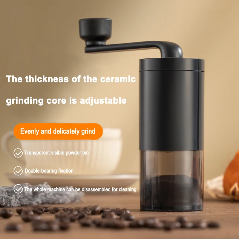Small Manual Coffee Bean Grinding Machine Travel Outdoor Portable Household Mini Hand Coffee Grinder