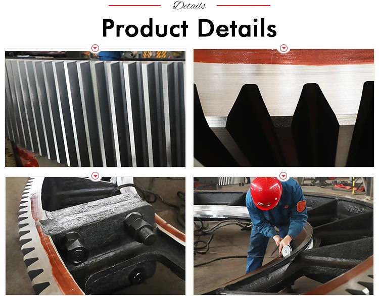 hobbing spiral bevel gear ring for spiral bevel gearbox
