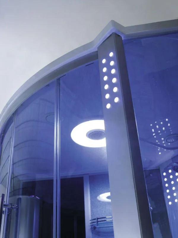 MEXDA Complete Modern 2 Person Enclosed Shower Room Whirlpool Bathtub Steam Room Price WS-701