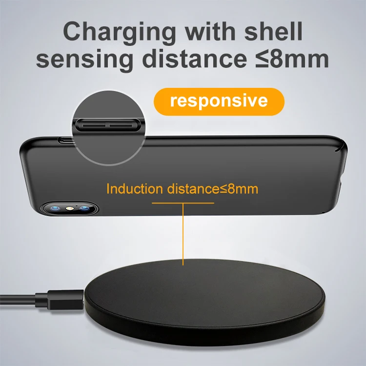 promo gifts factory bulk order mini round shape pad fast 10W Wireless Charger for mobile phone