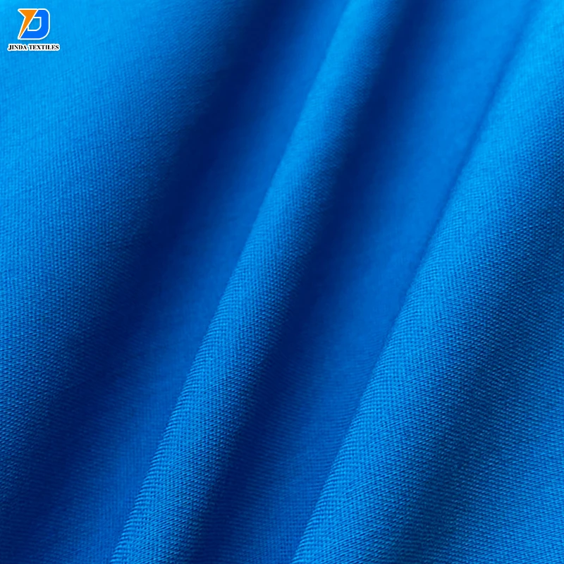 Jinda 100% cotton fabric for shirt wholesaler price factory products poly cotton white fabric