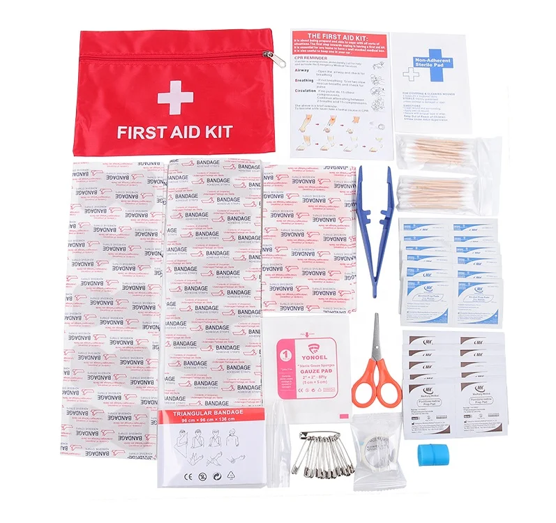 Hot selling Outdoor Sports First Aid Kit IFAK Customize Logo Survival Kit Emergency Kit with Camping Supplies