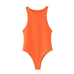 8230776 новый летний осенний джемпер женский Повседневный сексуальный облегающий пляжный комбинезон для девочек боди однотонный брендовый костюм