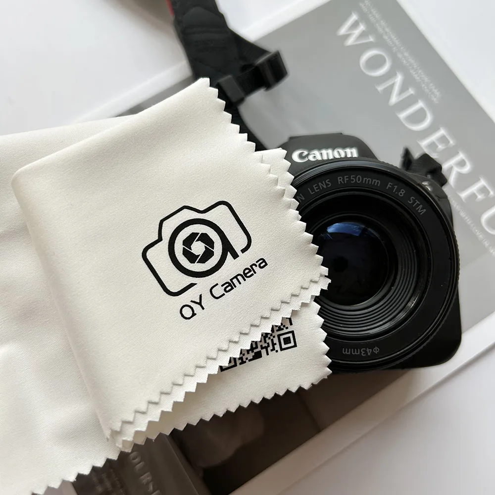 Manufacturer wholesale silkscreen printing logo microfiber lens cleaning cloth camera lens cloth microfiber
