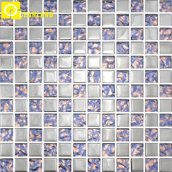 china cheap home waterproof wall 300x300 floor pink grey mosaic tiles