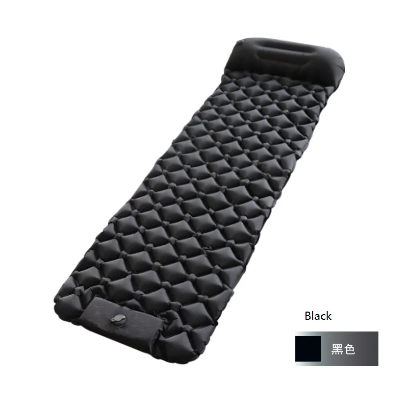 Ultralight Waterproof TPU Folding Self Inflatable Sleeping Pad Hiking Camping Air Mattress with Pillow