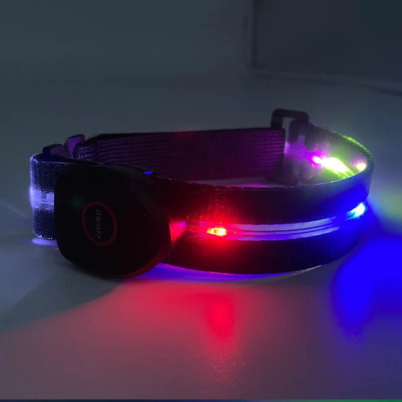 High Quality USB Rechargeable LED Glow Arm Band Flash Safety Light Armband For Joying