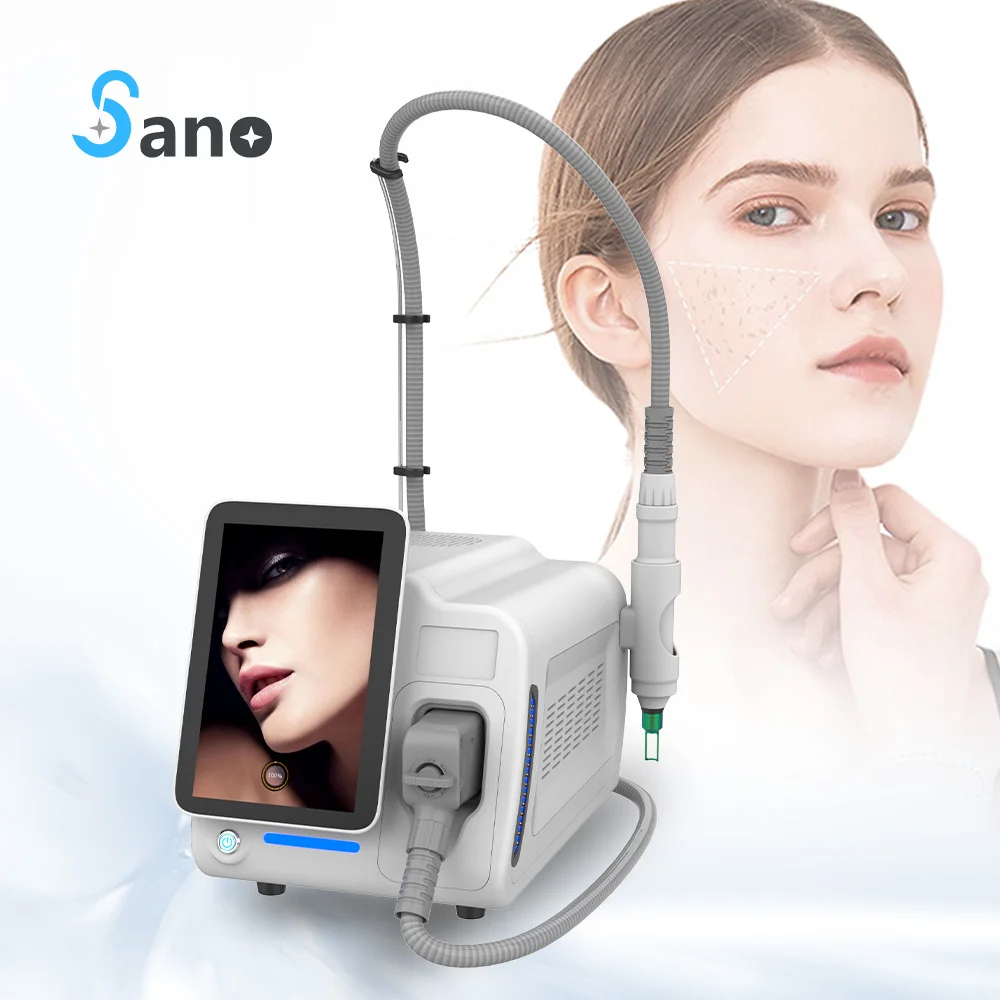 Carbon Peeling Facial Skin Rejuvenation Portable Q-Switch Nd Yag Laser Pigment Removal Machine