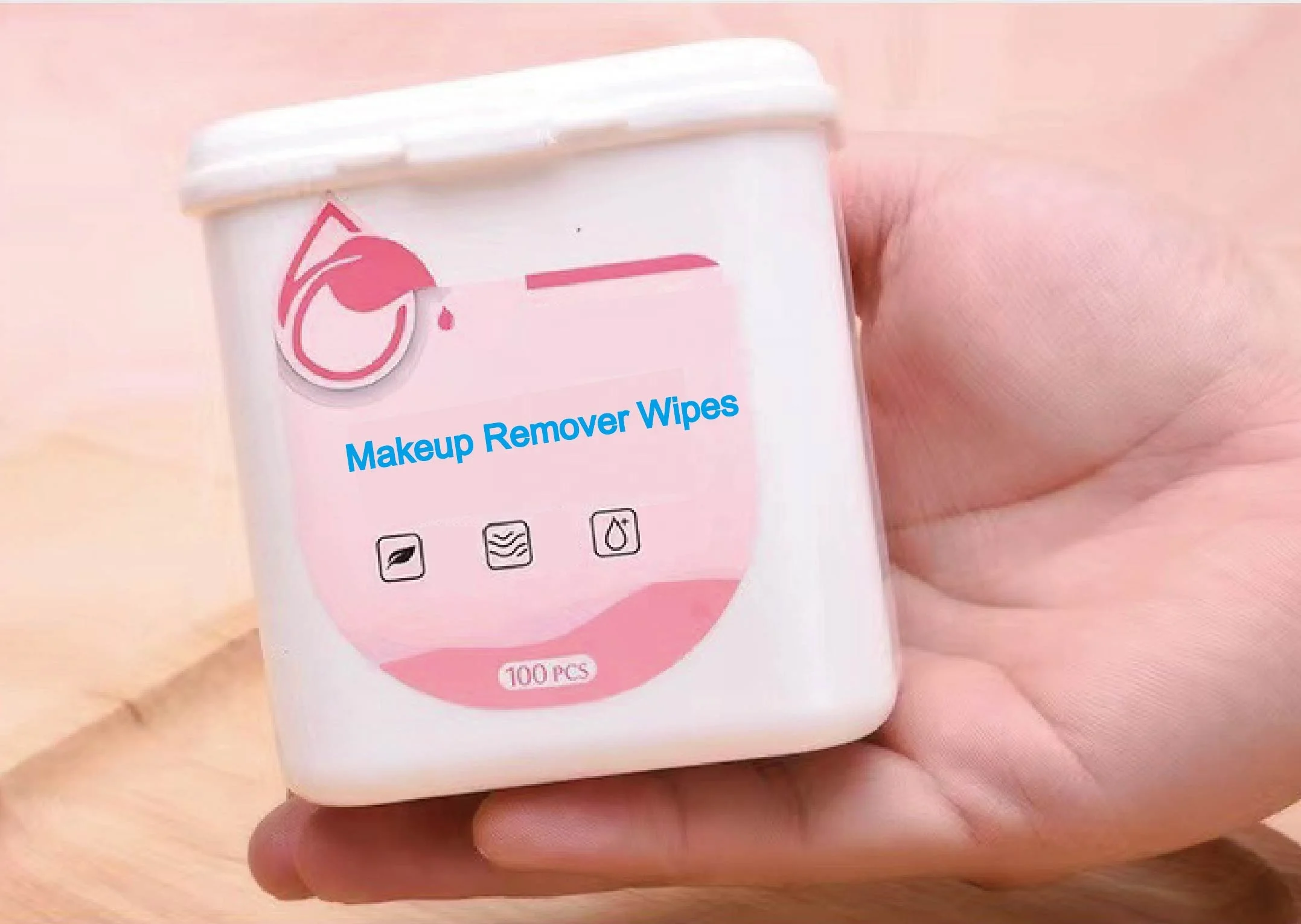 Daily Cosmetics No Logo Oil Free Grape Seed Olive Oils Vegan Damping Moist Moisturizing Korea Makeup Remover Wipes