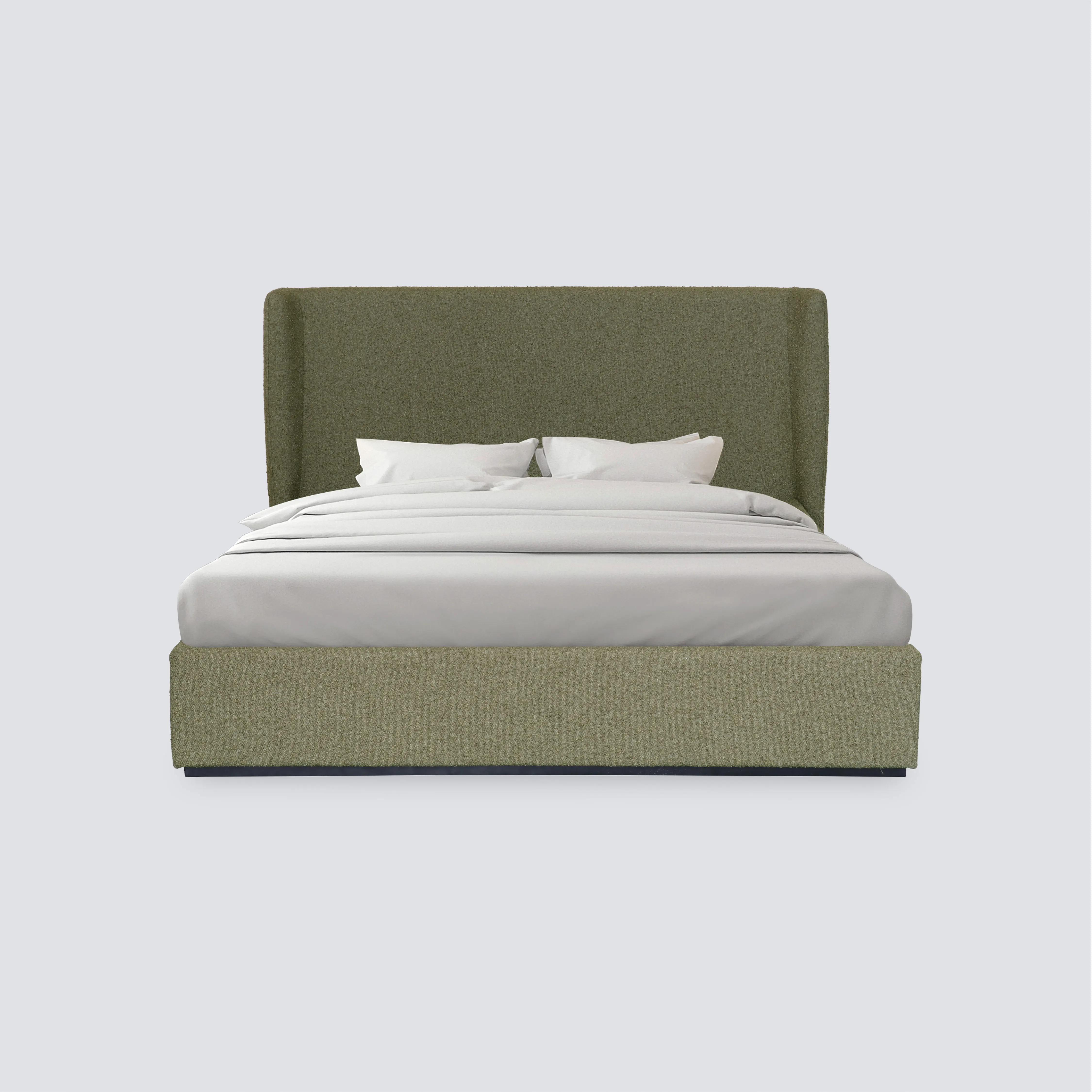 NS FURNITURE Modern Design King Size Bed Fabric Luxury Upholstery Bed Boucle Bedroom Furniture Upholstery Decoration