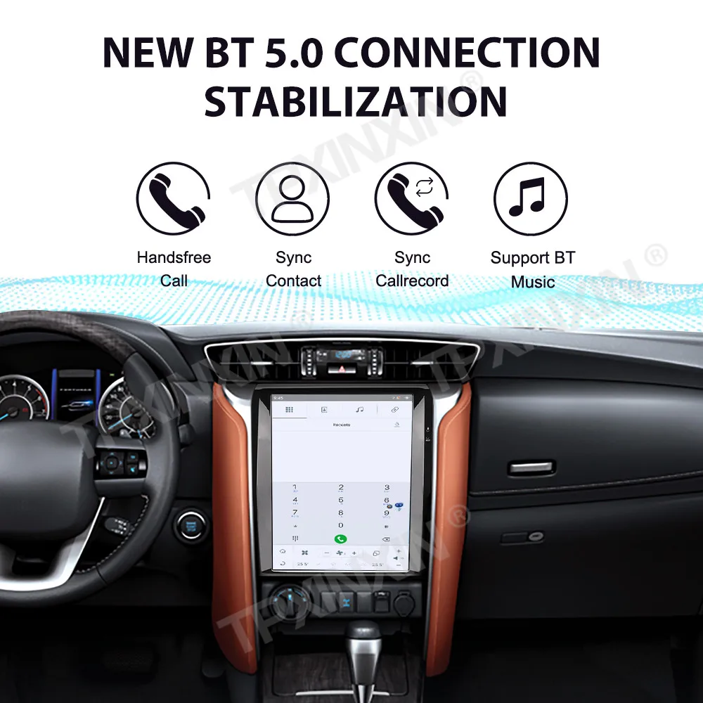 Car Radio For Toyota Fortuner 2016-2022 Car Multimedia Video Player Navigation stereo GPS Android 13