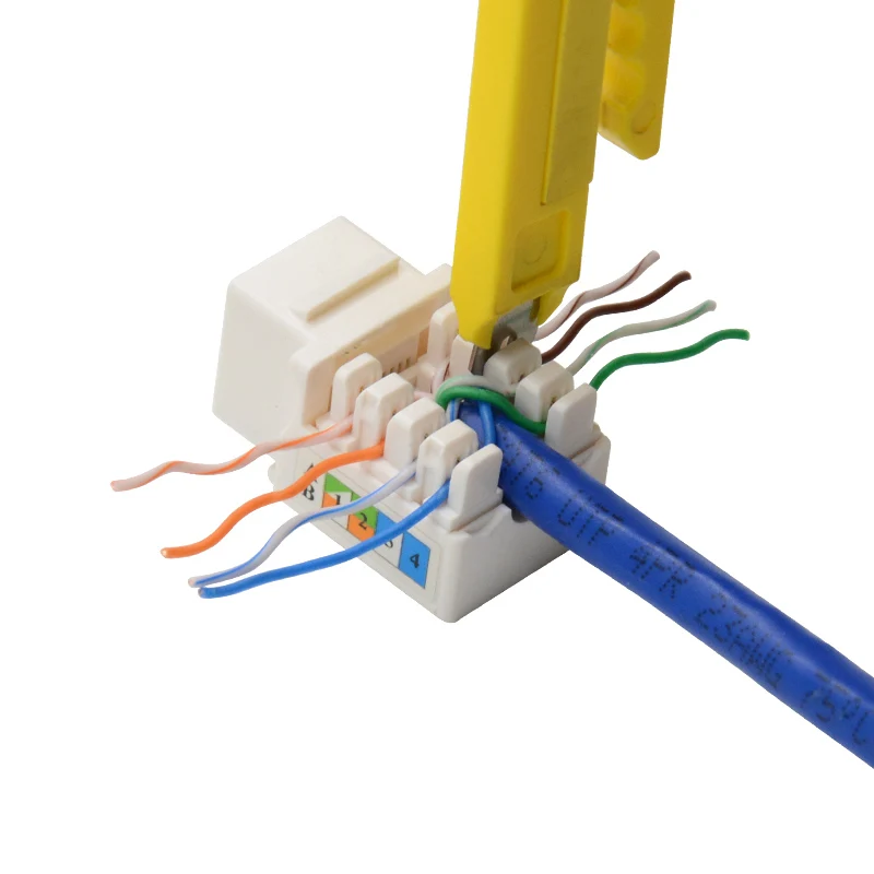 Good selling Cat3 Cat5e Cat6 UTP  RJ45 Keystone Jack  modular jack 90 degree