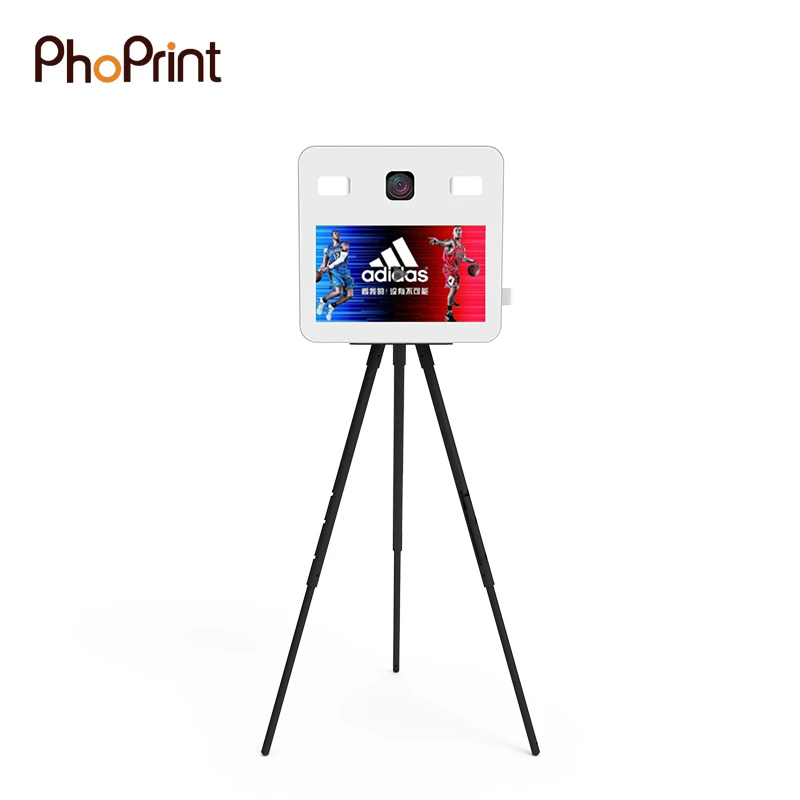 High Quality Compact Printing Photo Booth Kiosk With Built-in DSLR Camera