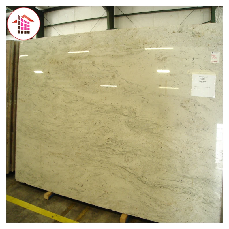 
Premium South Indian River Pure White Granite 