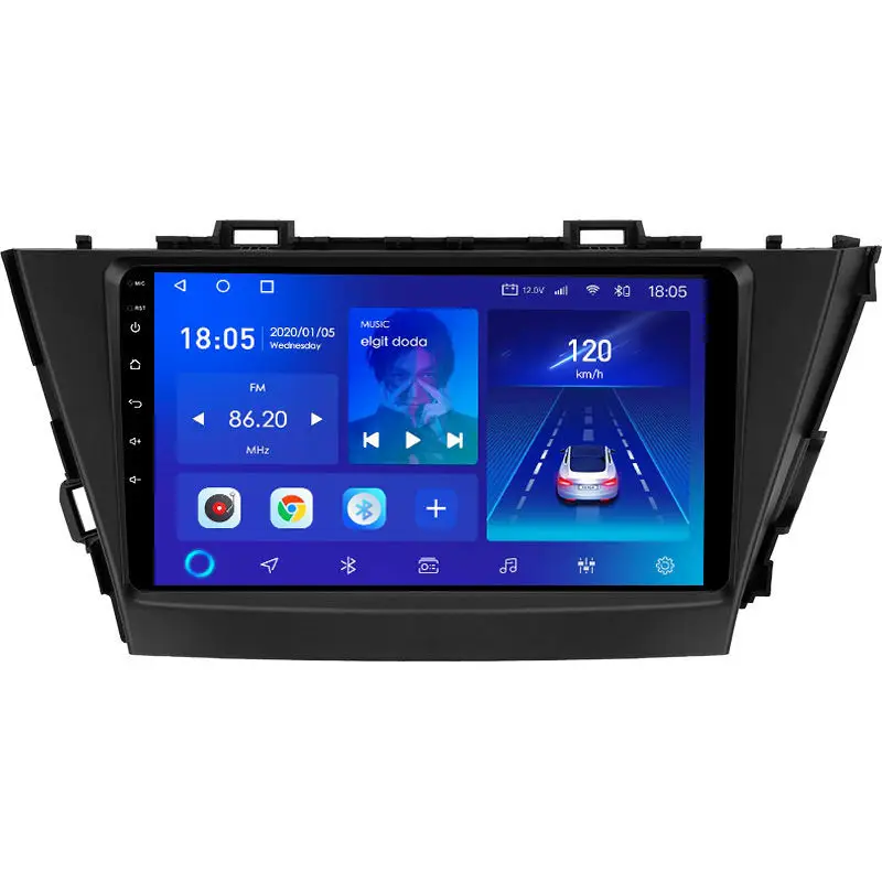 for Toyota Prius Plus V Alpha LHD RHD 12-17 android car GPS navigation fm stereo radio carplay para auto electronics dvd player