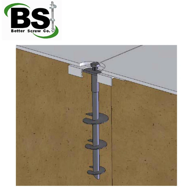 Round Steel Screw for Holding Sun Room and Solarium