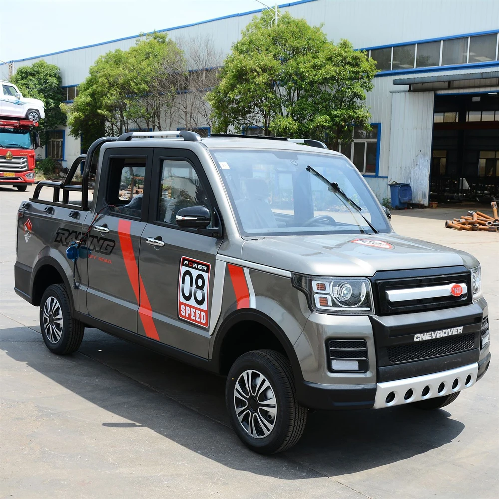 2022 New Electric Pickup 4 wheel Four door Electric Pick Up Mini Trucks Electric Cargo Vehicle Made In China