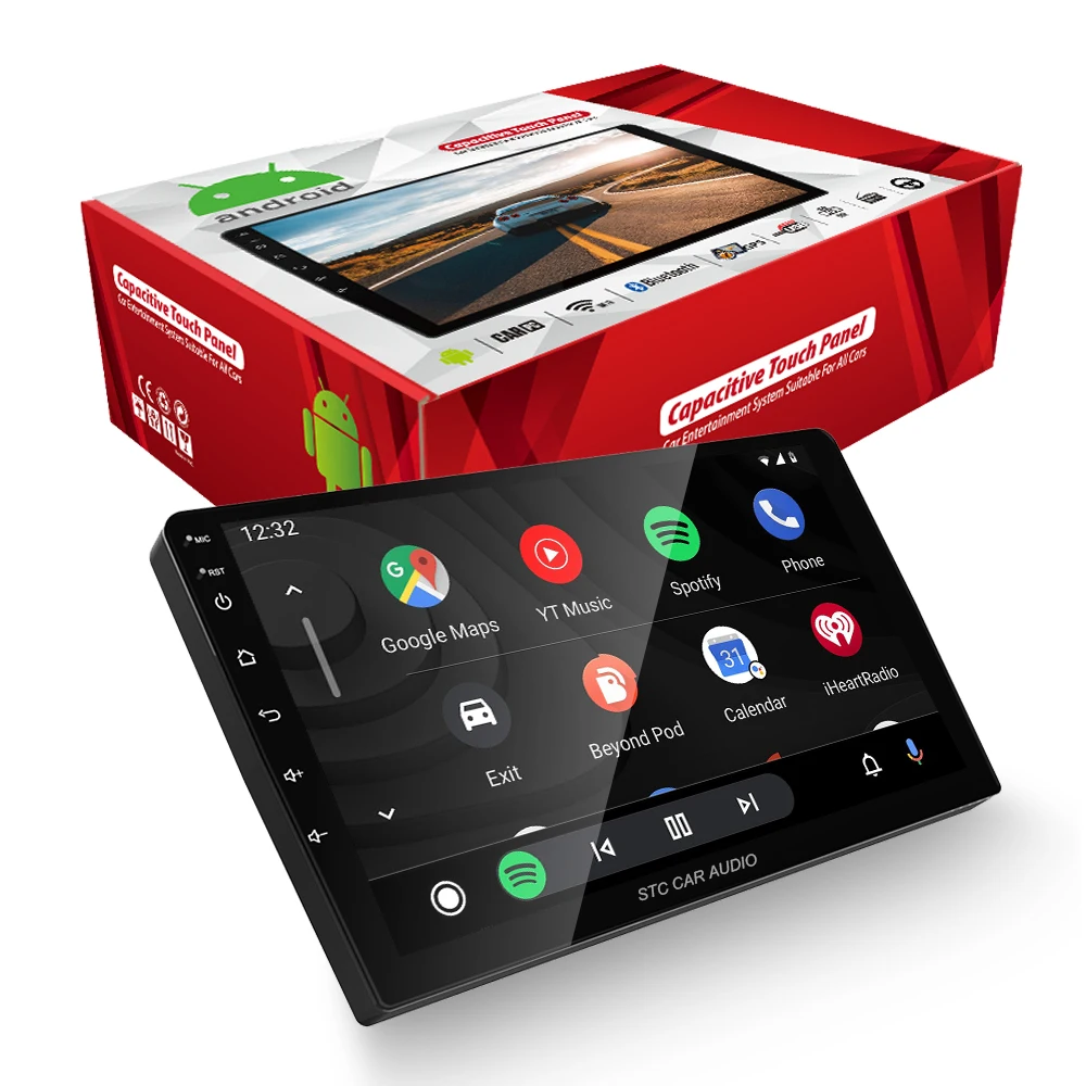 Автомобильный мультимедийный видеоплеер STC мультимедийная стерео-система на android с сенсорным hd экраном 7 9 10 дюймов Типоразмер 1din/2DIN