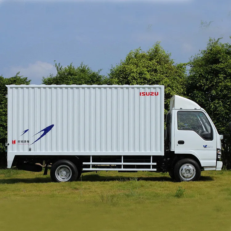 ISUZU Japanese diesel 130PS 4ton capacity NKR 600P light duty Van Truck