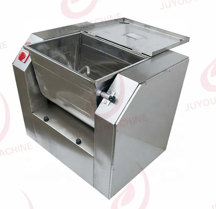 JUYOU Commercial Horizontal Dough Mixing Flour Bread Dough Mixer Noodle Spiral Mixer Kitchen Kneading Machine