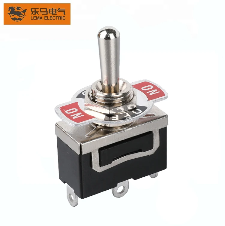 Lema LT1131A Solder Terminal 3 way toggle switch (on) off on toggle switch auto reset