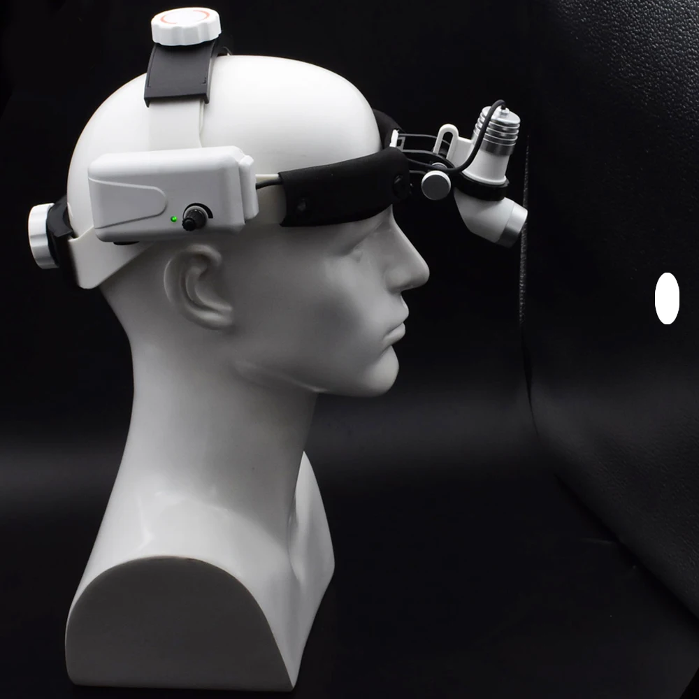 Chenwei Rechargeable LED Headlight With Dental Loupes Surgical Medical Dual Battery Headlamp Price