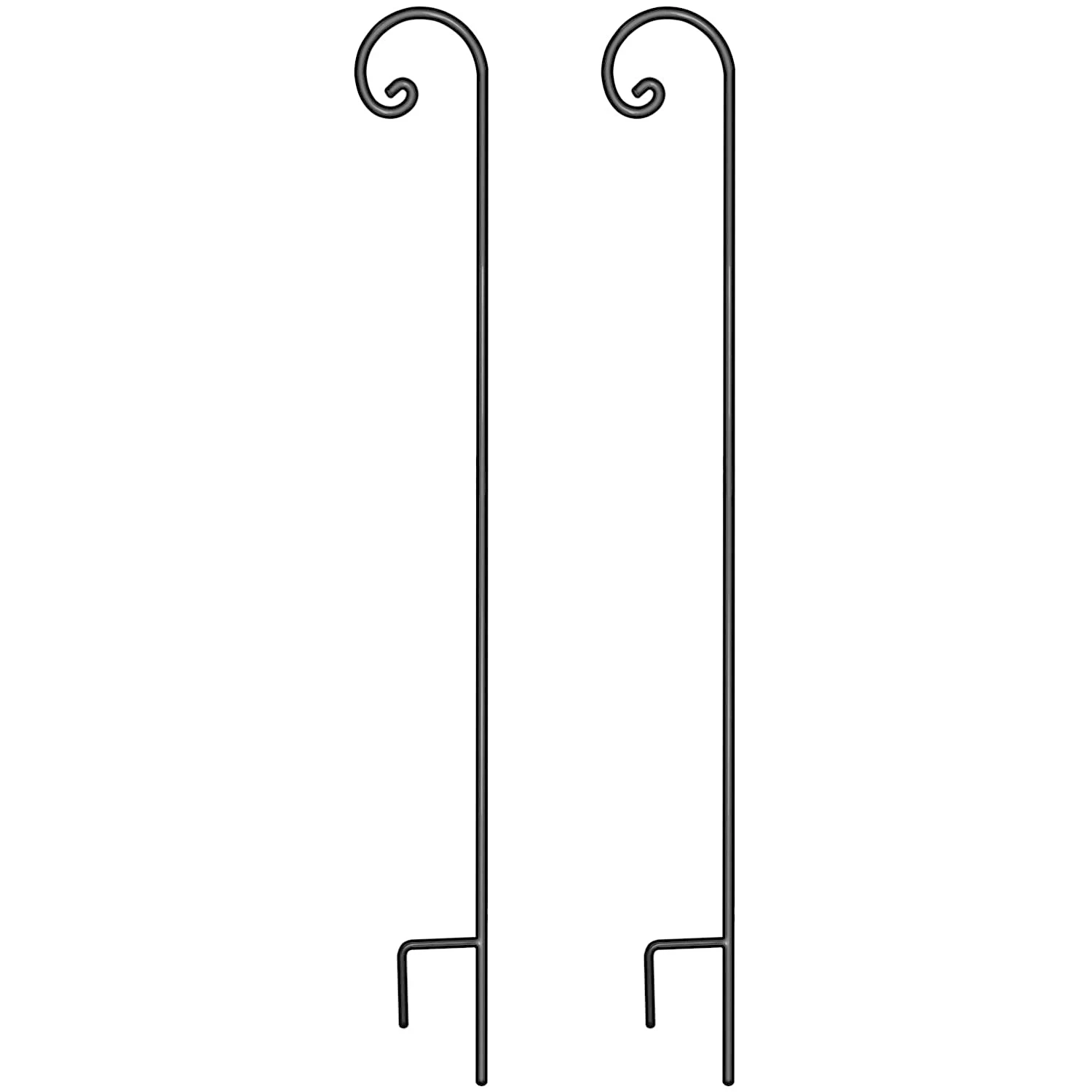 
Shepherd-Hooks Adjustable for Bird-Feeder Lantern Plant-Hook Garden for Outdoor Flower Basket, Bird Feeder Hanger Weddings Decor 