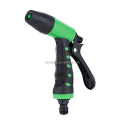 Adjustable Soft Grip Plastic Garden Water Spray Nozzle Wash Car Cleaning Gun