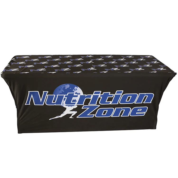 Эластичный чехол из спандекса для стандартного складного стола, прямоугольная Регулируемая скатерть, защита для свадебного банкета и вечеринки, 6 футов