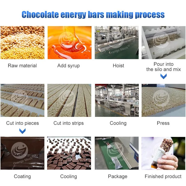 ORME Nutrition Bar Production Line Small Chocolate Protein Bar Make Machine Energy Bar Production Line