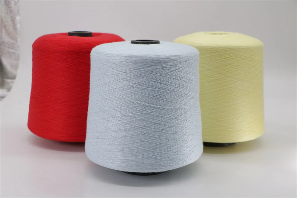 Viscose Nylon PBT Yarn Blended Melange Yarn Knitting Weaving Very Pleasant Skin