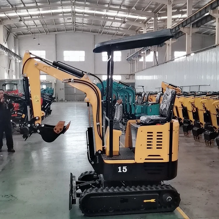 1.5 Ton Mini Excavator Machine China Cheap DG15-2 Small Excavator Attachments For Sale