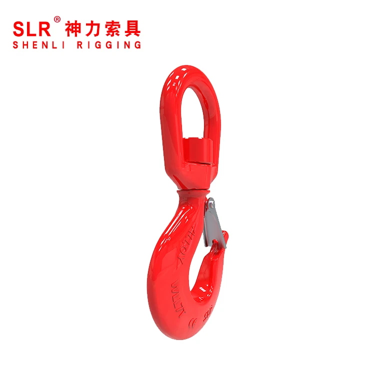 Shenli rigging lifting swivel hook with latch/Chain hoist hook/power lifting hoist hook