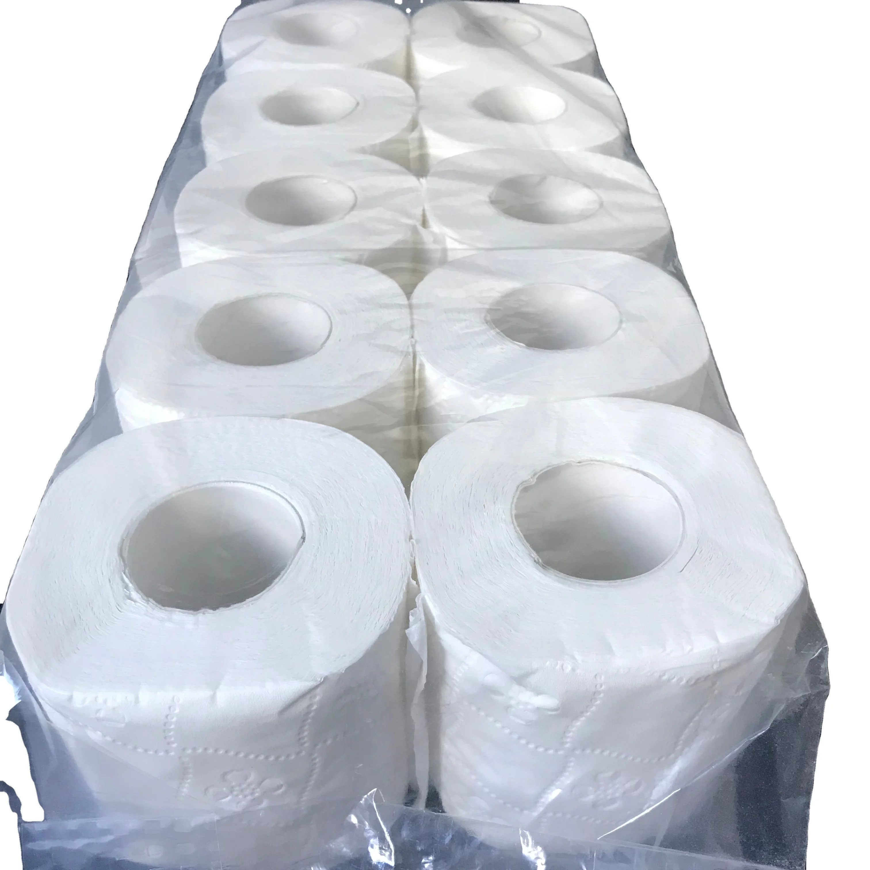 China  low price 100% virgin wood pulp 3ply toilet paper rolls tissue soft fsc