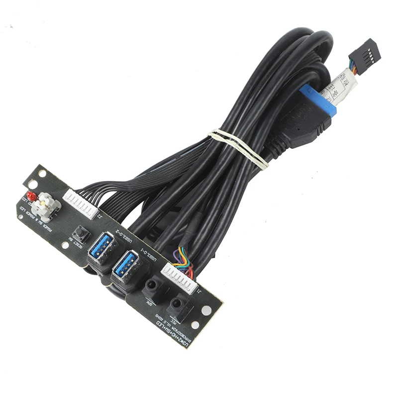 Dual USB3.0 GPU Multifunction High Quality Electronic ODM Bracket Cable PC Front Panel Manufacture Direct Supply