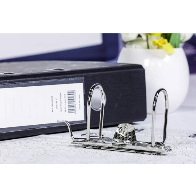 Изготовленный На Заказ A4/FC 3 дюймов мраморной поверхности бумаги материал картона 2-кольцо файл папка-скоросшиватель