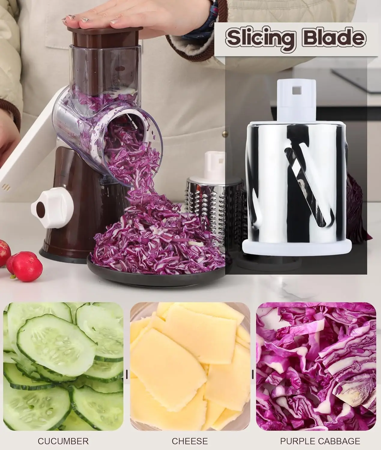 New Arrival Longitudinal Manual Vegetable Chopper Pepper Cutting Machine