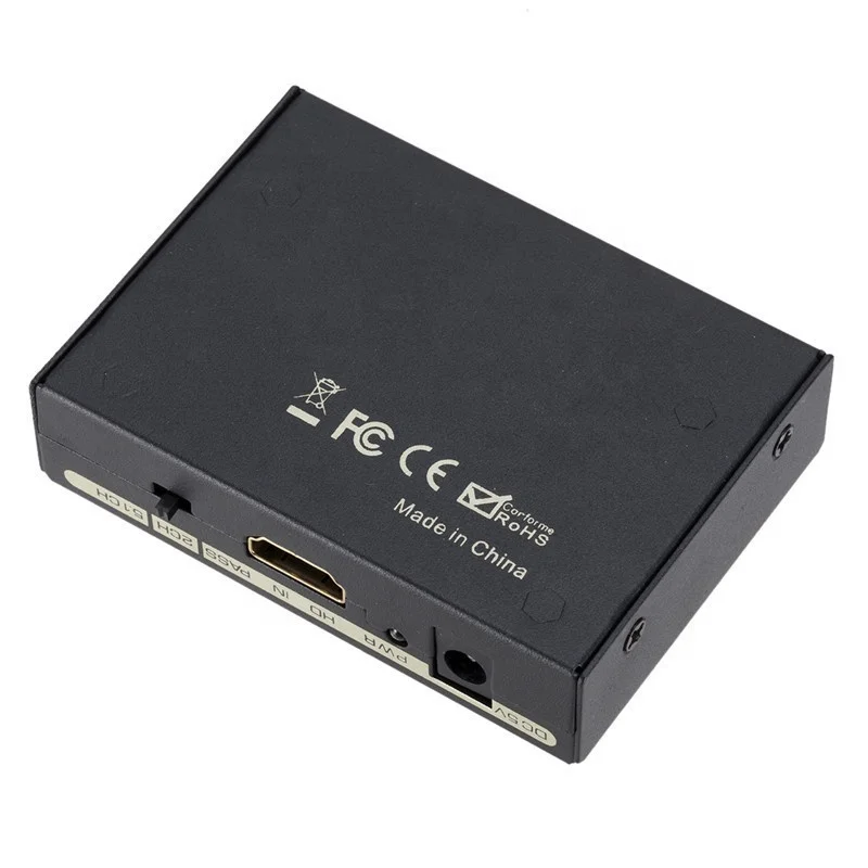 Cross-border direct supply of explosive hd audio splitter 4K audio splitter fiber 5.1 decoding  DTS