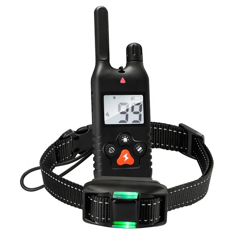 Dog Training Collar Rechargeable Dog Training Collar Long Remote Range Adjustable Shock Levels Shock Collar