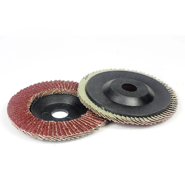Polishing stainless steel 4inch 115mm flap disc 40 grit 80grit 120grit aluminum oxide material flap disc price