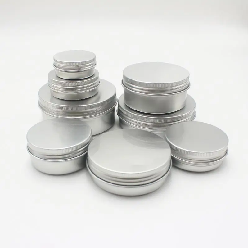  50g 100g 120g 200g 500g круглая алюминиевая коробка олова для лампы в форме свечи