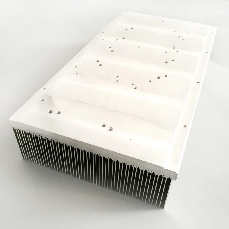 Semiconductor heat sink UPS heatsink Custom bonded fin heatsink  207(W)*75(H)*390(L)mm