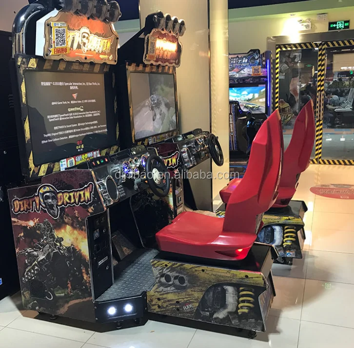 Dinibao 42 inch LCD Dirty Driving simulator racing car game machine for arcades game center